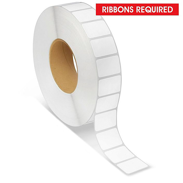 Thermal Transfer Paper Label - White  - 1 1/2 x 1 $6.86 Per Roll