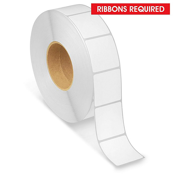Thermal Transfer Paper Label - White - 2 x 2        ---         $8.38 Per Roll