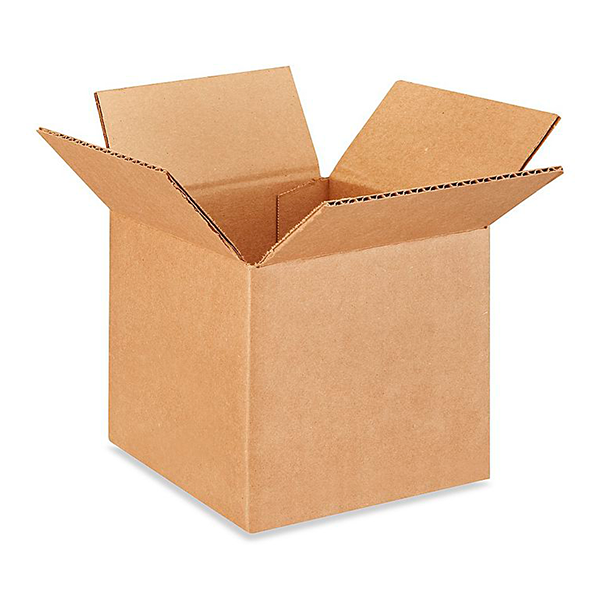 4 (L) x 4 (W) x 4 (H) (#4CUBE Box) Corrugated Boxes - 25/Bundle