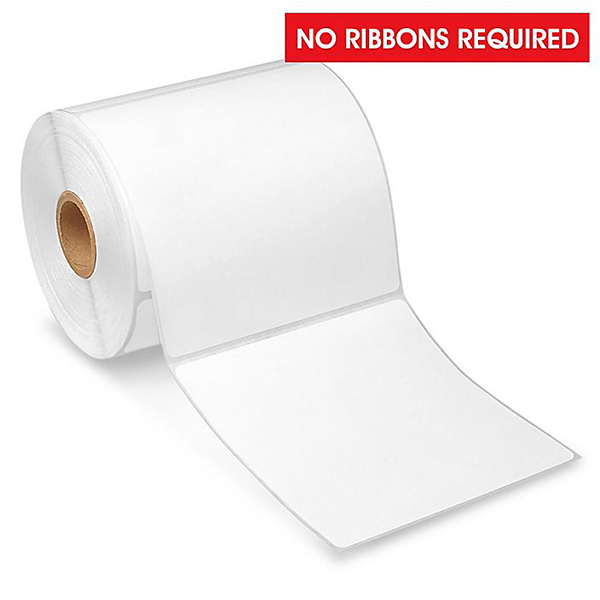 Direct Thermal Label - White - 4 x 4