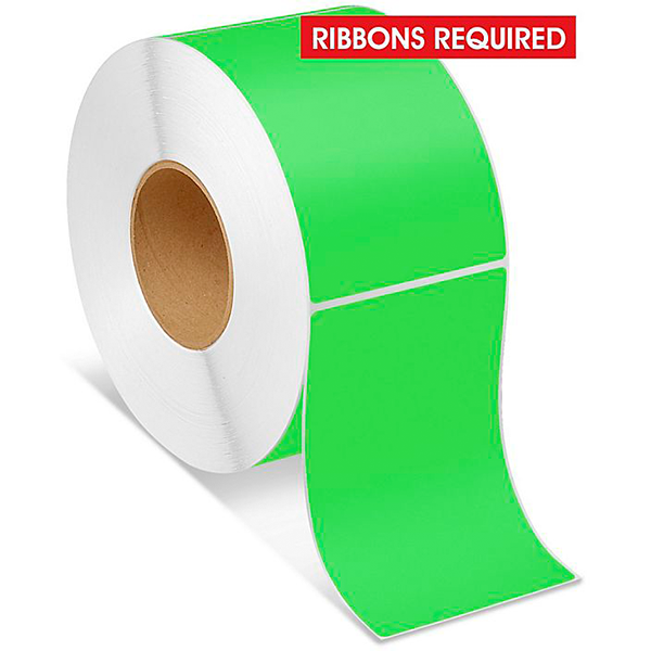 Thermal Transfer Paper Label - GREEN - 4 x 6 --- $18.94 Per roll