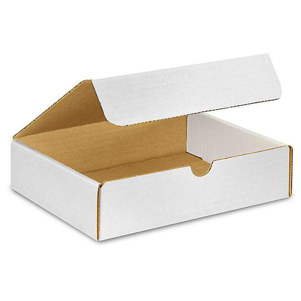 8 (L) x 6 (W) x 2 (H) White Literature Mailer Box - 50/Bundle