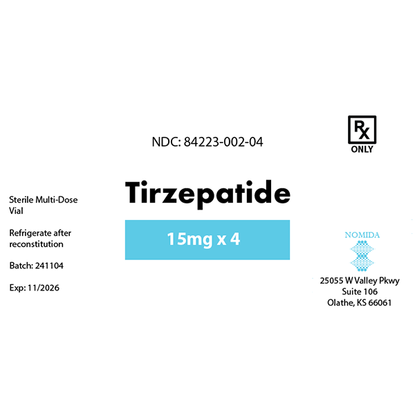 Nomida Tirzepatide 10ml Vial Label – iPackage