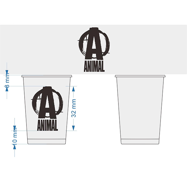 Animal Nutrition 2oz Plastic Cup