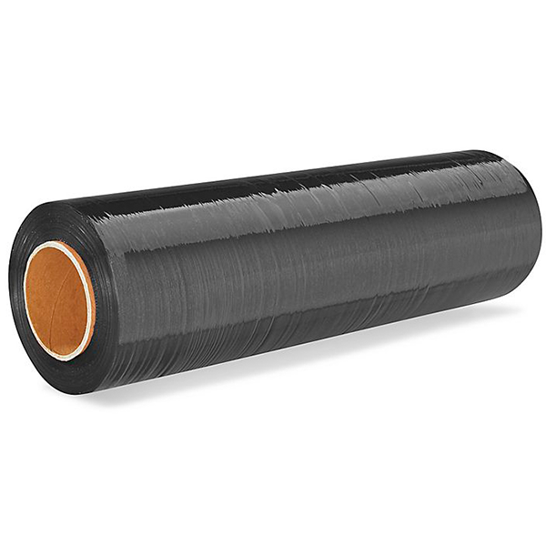 Stretch Film 18" x 1500' 80 Gauge - Black 4518801500BK