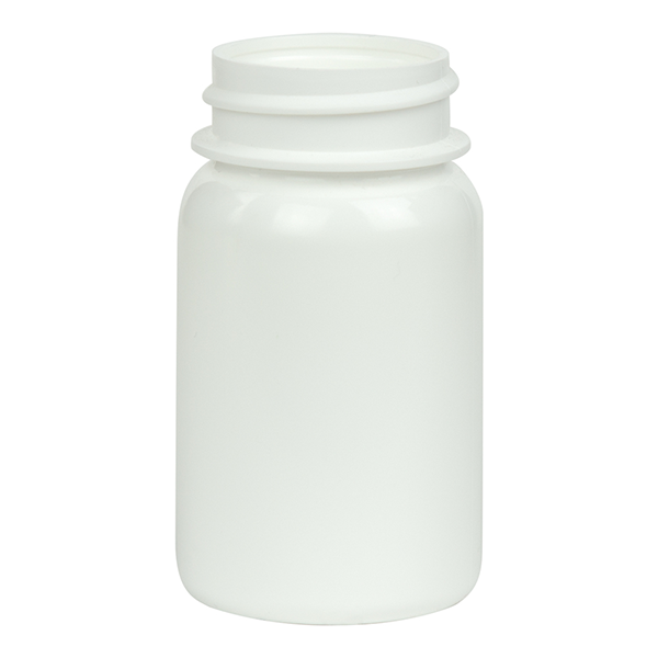 50cc (1.7 oz.) White HDPE Pharma Packer Bottle with 33/400 Neck