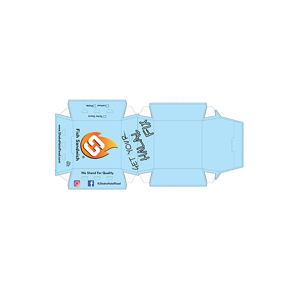 Shah's Halal Food Fish Sandwich Box