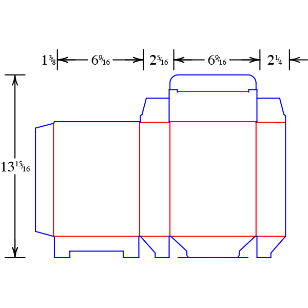 Corrugated Inner Pack 3 - 53X185 - INR08993