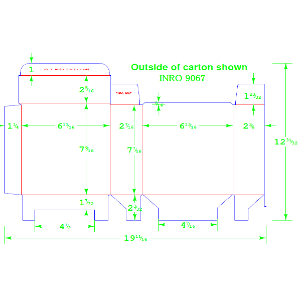 Corrugated Inner Pack 3 - 53x145 - INR09067