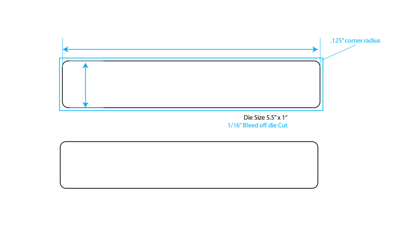 5.5"wide x 1.0"Temper Seal Clear BOPP - MIS02048