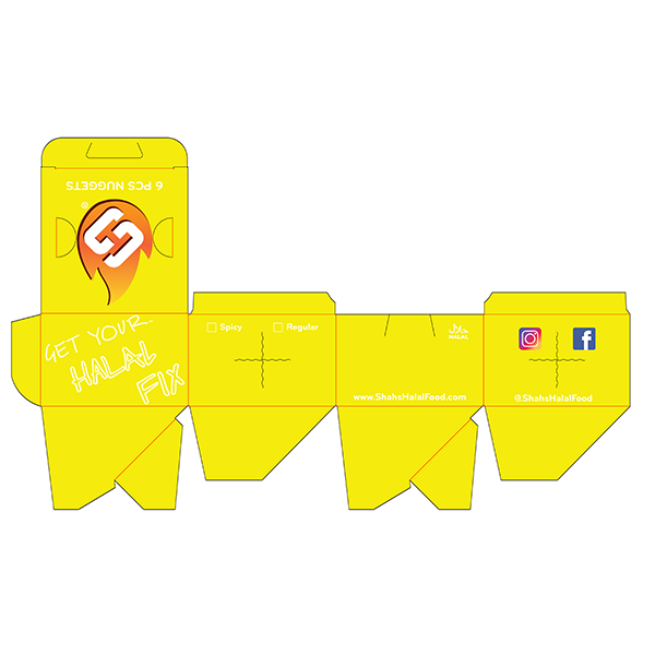 Shah's Halal Food Chicken Nugget Box