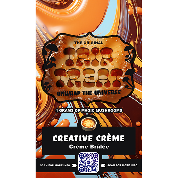 Trip Treat Creative Crème Brûlée Mylar Bag 4.5" x 7"