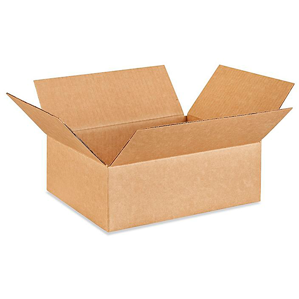 12 (L) x 10 (W) x 4 (H) (#108-4 Box) Corrugated Boxes - 25/Bundle