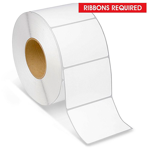 Thermal Transfer Paper Label - White  - 4 x 2 1/2 $16.60 Per Roll