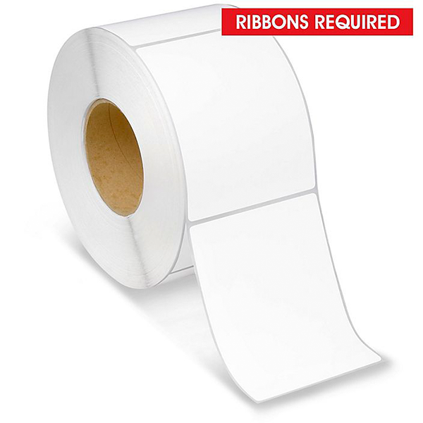 Thermal Transfer Paper Label - White  - 4 x 5        ---         $16.56 Per Roll