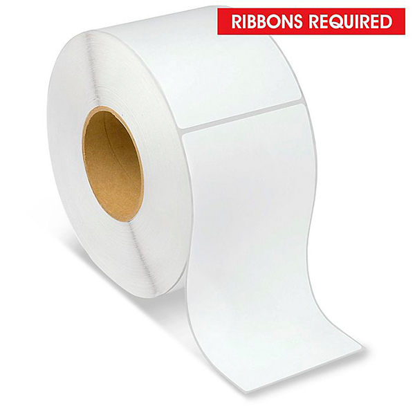 Thermal Transfer Paper Label - White  - 4 x 8        ---         $16.75 Per Roll