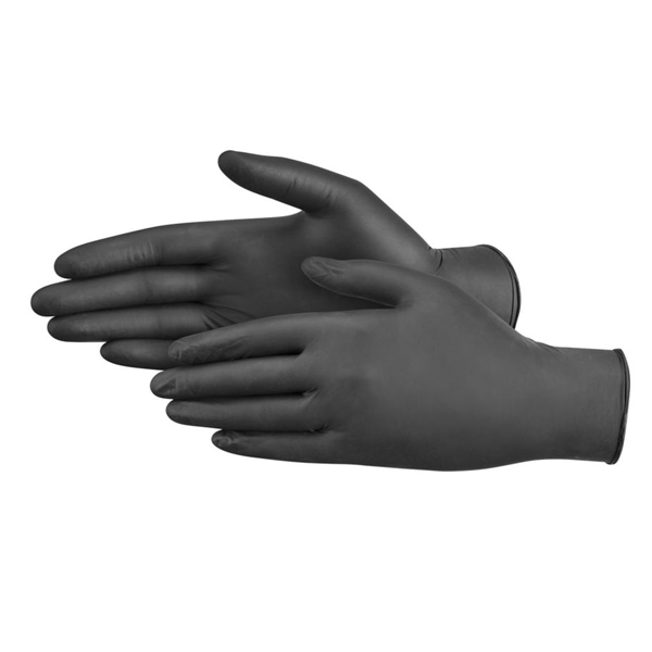 Synthetic Nitrile/Vinyl Black Gloves 5 Mil (Pair)