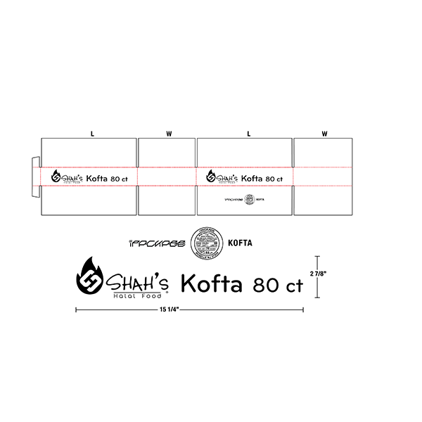 Shah's Kofta Printing Plate