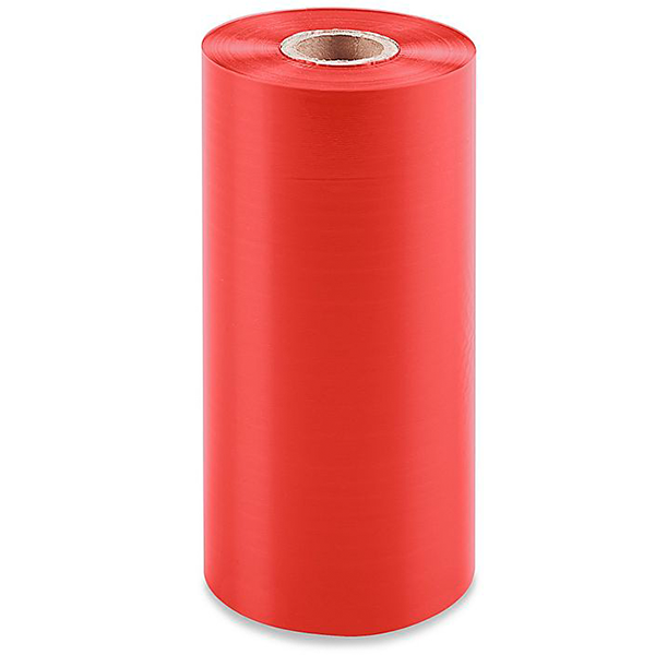 Zebra Thermal Transfer Ribbons - Wax, 4.33" x 984' - RED $21.28 Per Ribbon