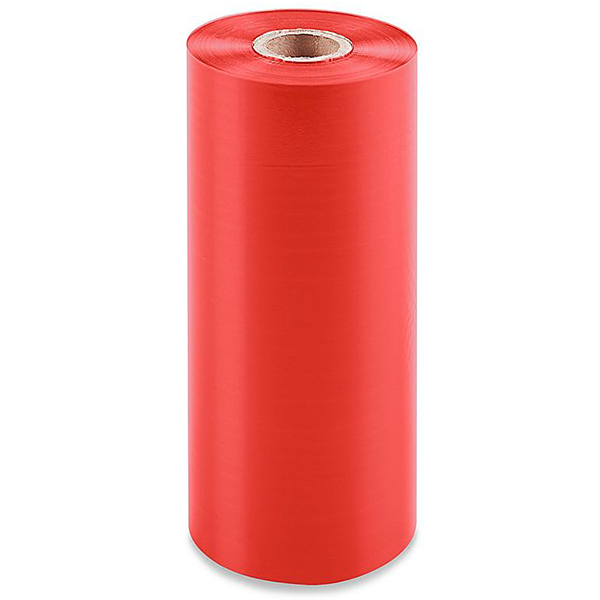 Zebra Thermal Transfer Ribbons - Wax, 6.06" x 984' - RED $29.80 Per Ribbon