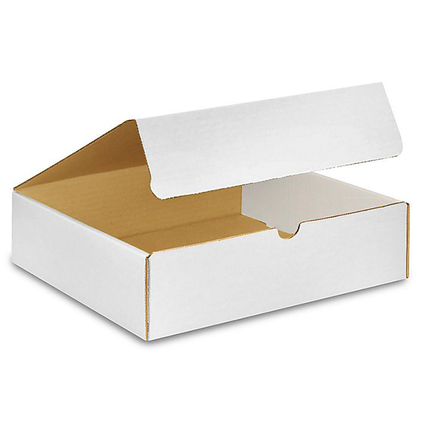 11 3/4 (L) x 11 3/4 (W) x 3 (H) White Literature Mailer Box - 50/Bundle