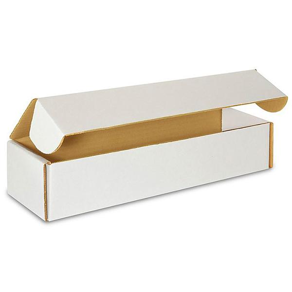 36 (L) x 4 (W) x 4 (H) White Literature Mailer Box - 50/Bundle