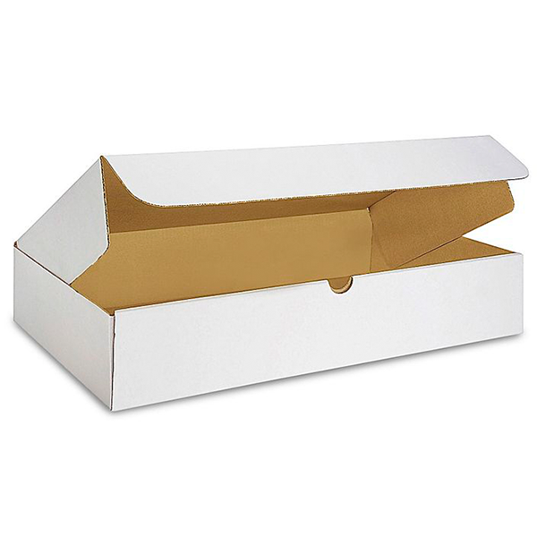 21 (L) x 6 (W) x 2 (H) White Literature Mailer Box - 50/Bundle
