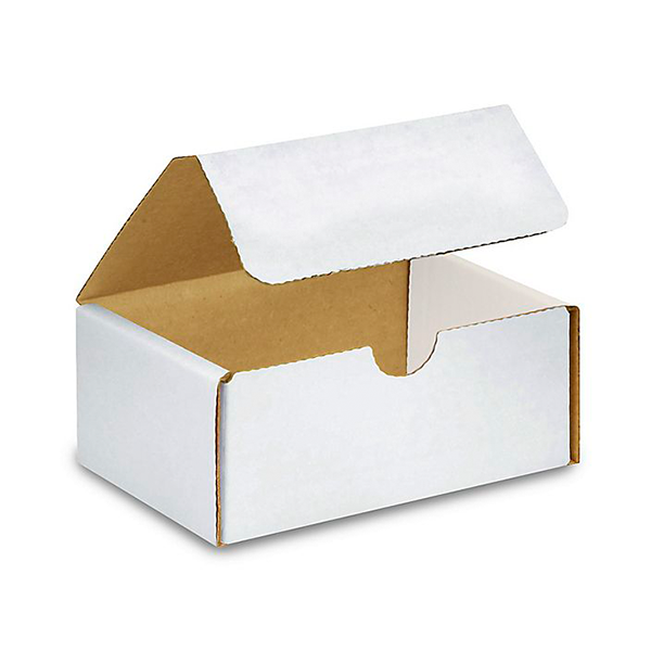 50 White Corrugated Shipping Boxes - 5x3x2 Inches, Perfect For Small Items & Mailers