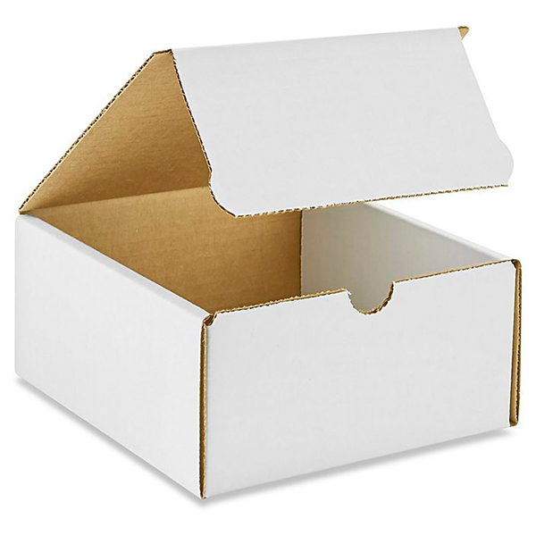 3 (L) x 3 (W) x 1 (H) White Literature Mailer Box - 50/Bundle