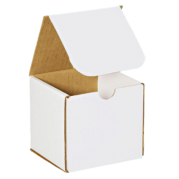 6 (L) x 6 (W) x 6 (H) White Literature Mailer Box - 50/Bundle