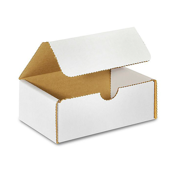 5 (L) x 4 (W) x 4 (H) White Literature Mailer Box - 50/Bundle