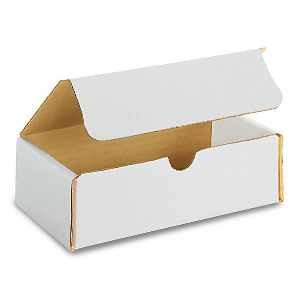 8 (L) x 4 (W) x 2 (H) White Literature Mailer Box - 50/Bundle