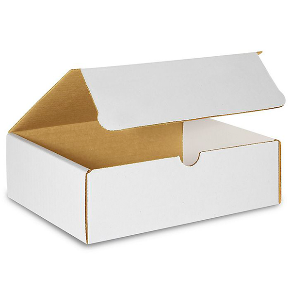 10 (L) x 6 (W) x 3 (H) White Literature Mailer Box - 50/Bundle