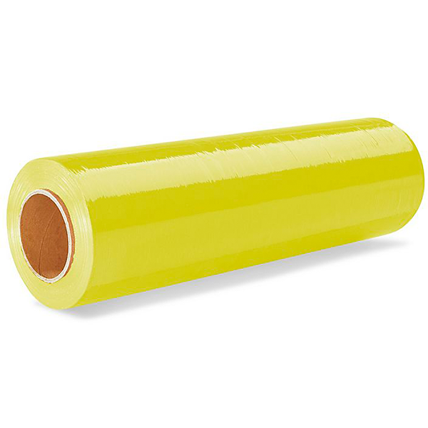 Stretch Film 18" x 1500' 63 Gauge - Yellow