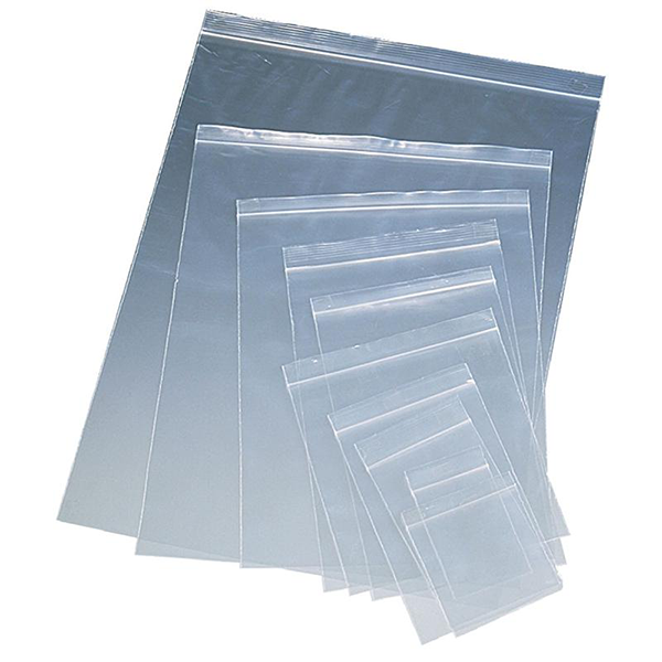 Zip Top Poly Bags 9" x 12" 2 Mil